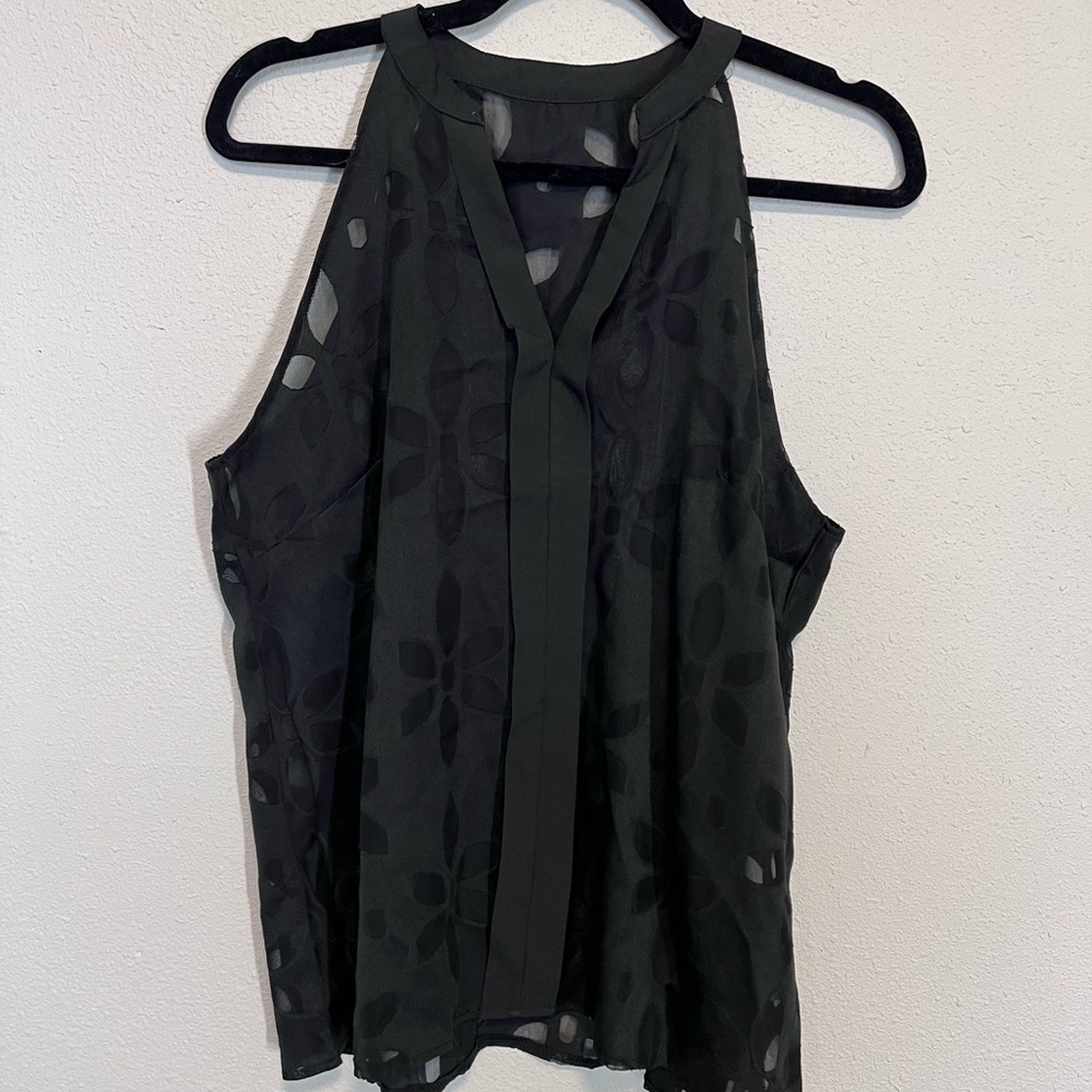 Elegant Black Sleeveless Top